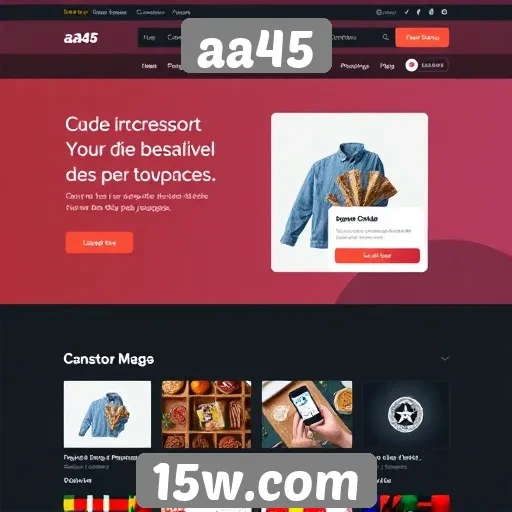 Mudanças na interface do site aa45 melhoram a experiência do usuário