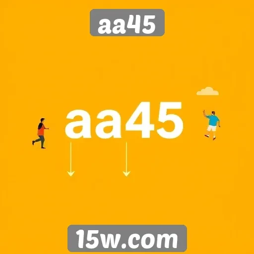 História do desenvolvimento do site aa45
